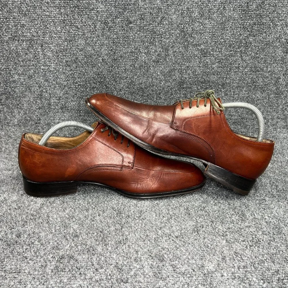 Johnston Murphy‎ Derby Shoes Men's Size 10 Brown Leather Lace Up Dress Oxfords